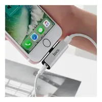 ADAPTADOR AUDIO LIGHTNING/JACK A LIGHT LS25/PLATEADO HOCO