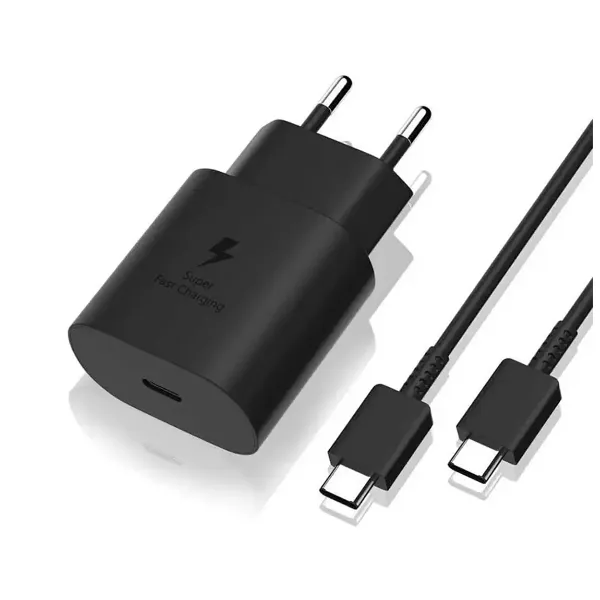 TRAVEL ADAPTER CARGA SUPER RAPIDA (25W)  USB C A TYPE-C CABLE 1M SAMSUNG