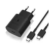 TRAVEL ADAPTER CARGA SUPER RAPIDA (25W)  USB C A TYPE-C CABLE 1M SAMSUNG