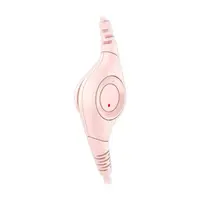 AUDIFONO CON MIC. USB H390 ROSADO 