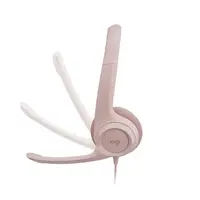 AUDIFONO CON MIC. USB H390 ROSADO 