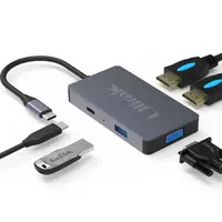DOCKING PORTABLE ADAPTADOR USB-C 5 EN 1 UL-ADC501V ULINK