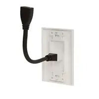 FACEPLATE PARA HDMI/SIMPLE/EXT 10CM RH9762/BLANCO