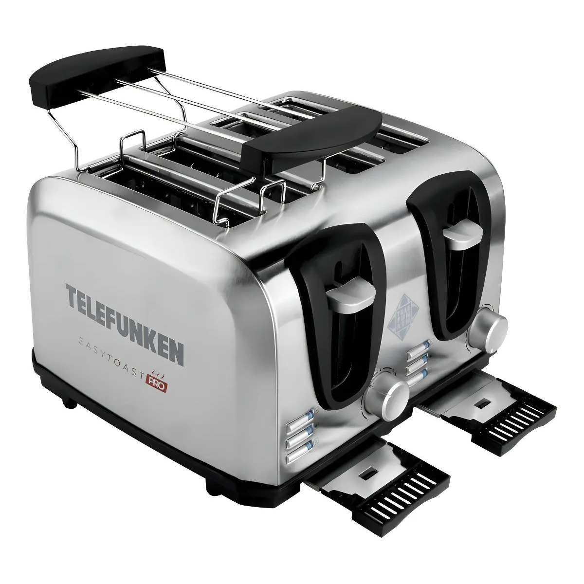 TOSTADORA EASYTOAST - PRO  1450W 4 REBANADAS TELEFUNKEN