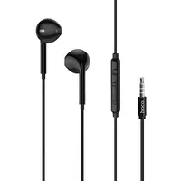 AUDIFONO ALAMBRICO PLUG 3.5 IN-EAR C/MICROFONO M55  NEGRO