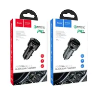 CARGADOR P/AUTO PD20W + QC3.0  Z42 HOCO
