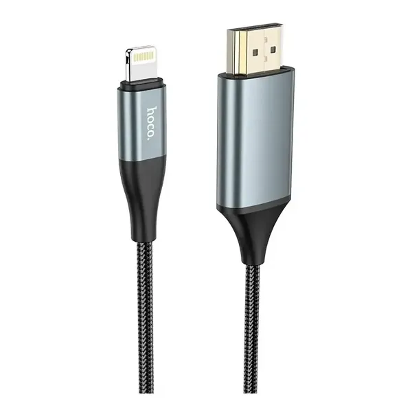 CABLE AUDIO-VIDEO LIGHTNING A HDMI FHD 2MT UA15  HOCO