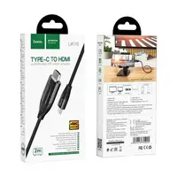CABLE AUDIO-VIDEO HDMI A USB C 4K UHD 2MT UA16 HOCO