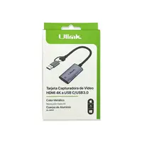 CAPTURADORA DE VIDEO HDMI 4K A USB-C/USB3.0 UL-ADV2 ULINK