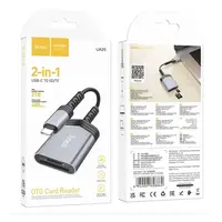 LECTOR DE MEMORIA SD/MSD LIGHTNING 2TB/480MBPS UA25 HOCO