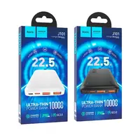 BATERIA  POWER BANK 10000MAH J101 22.5W COLORES HOCO