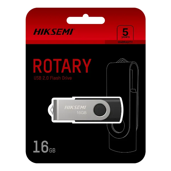 PENDRIVE USB 2.0 ROTARY 16GB HIKSEMI