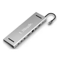 ADAPTADOR MULTIPUERTO 10 EN 1 UL-ADC101 USBC- HD/VGA/USB/LAN/SD/C ULINK