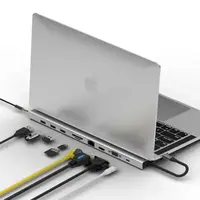 ADAPTADOR MULTIPUERTO 10 EN 1 UL-ADC101 USBC- HD/VGA/USB/LAN/SD/C ULINK