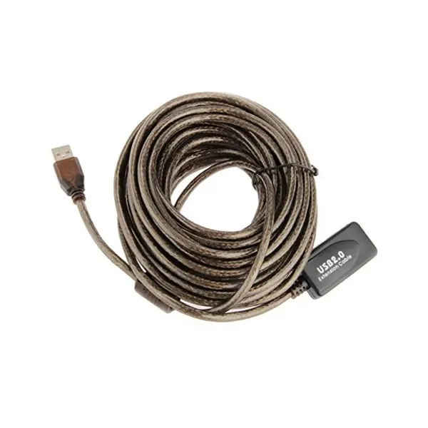 CABLE DATOS EXTENSION USB 2.0 ACTIVO  20MT DOBLE COBRE/03101 DM