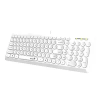 TECLADO PC USB SLIMSTAR Q200/BLANCO GENIUS