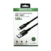 CABLE CARGA/DATOS USB A - USB C 120W 2MT BL-CHCB820/300433 BESTLINK