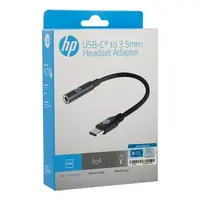 ADAPTADOR AUDIO JACK HEMBRA A USB C DHC-TC131 NEGRO HP