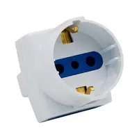 ENCHUFE SCHUKO MULTIPLE BLANCO 78552 PHILCO