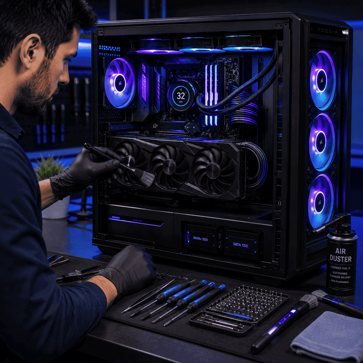 SERVICIO TECNICO MANTENCION  PC GAMER FULL