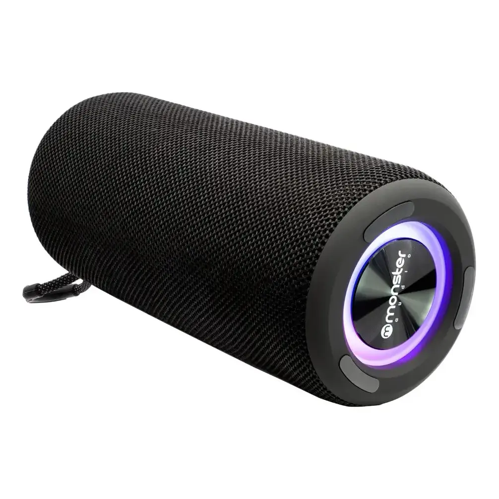 PARLANTE BLUETOOTH 10W RGB/FM/USB/MSD P468N NEGRO MONSTER