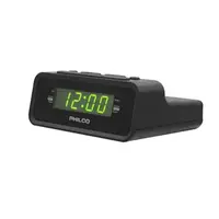 RADIO RELOJ DUAL ALARM/FM/LED PAR1006 NEGRA PHILCO