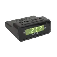 RADIO RELOJ DUAL ALARM/FM/LED PAR1006 NEGRA PHILCO