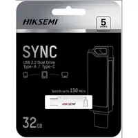 PENDRIVE 32GB USB C 3.2 E327C SILVER SYNC