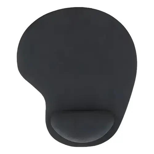 PAD MOUSE GEL C/APOYA MUÑECA NEGRO H-02