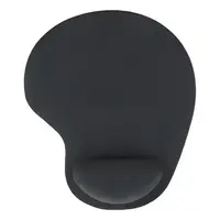 PAD MOUSE GEL C/APOYA MUÑECA NEGRO H-02