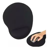 PAD MOUSE GEL C/APOYA MUÑECA NEGRO H-02