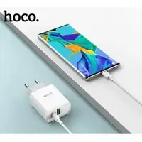ADAPTADOR DUAL PORT QC3.0 PD20W C80A HOCO