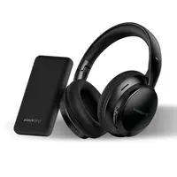 AUDIFONO BLUETOOTH OVER-EAR C/MICROFONO + POWER BANK  5000MAH BA- 002 NEGRO