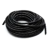 ORDENADOR DE CABLES ESPIRAL 10 mm x 10 mts/NEGRO