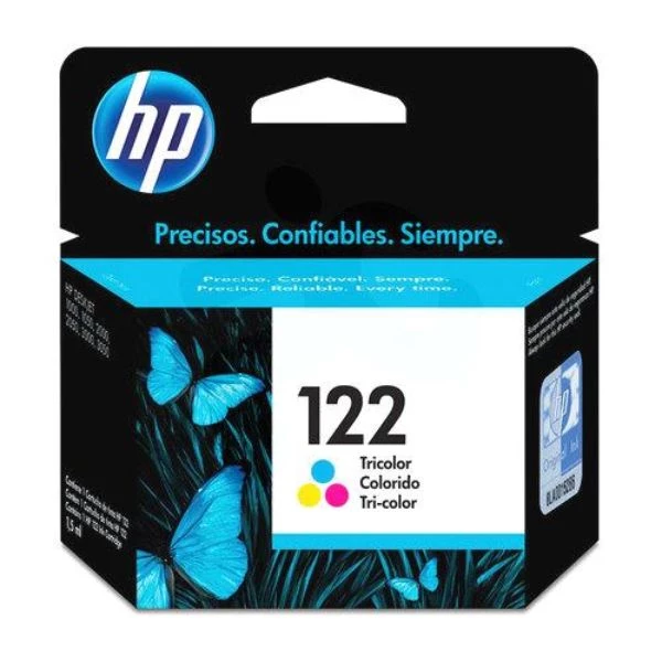 HP 122 - 1.5 ml - amarillo, cián, magenta - original - cartucho de tinta - para Deskjet 1000 J110, 10XX J410, 2050 J510, 2050A J510, 2054A J510, Ink Advantage 2060 K110