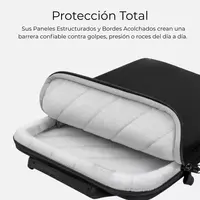 BOLSO DE HOMBRO Y MANO PARA IPAD 10,9"-11". ACOLCHADO TOTAL/NEGRO. IPADIZADOS