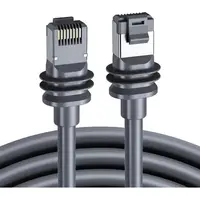 CABLE PATCH CORD CAT.6 15,0M(50FT) PTO/PTO NEGRO 