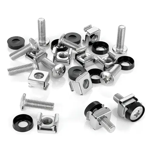 TORNILLO C/TUERCA ENJAULADA PARA RACK KIT 4un