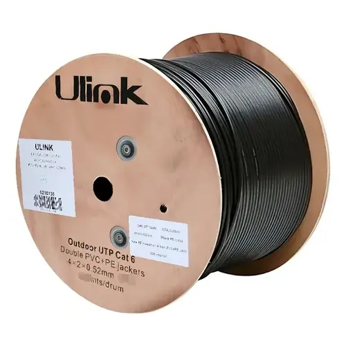 CABLE RED UTP CAT.6  CARRETE 100 mts 24 AWG/100%COBRE
