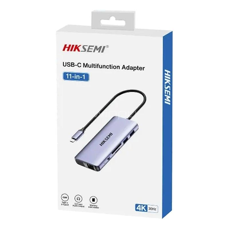 CABLE ADAPTADOR DE VIDEO USB C A 2 HDMI 4K DE 20CM