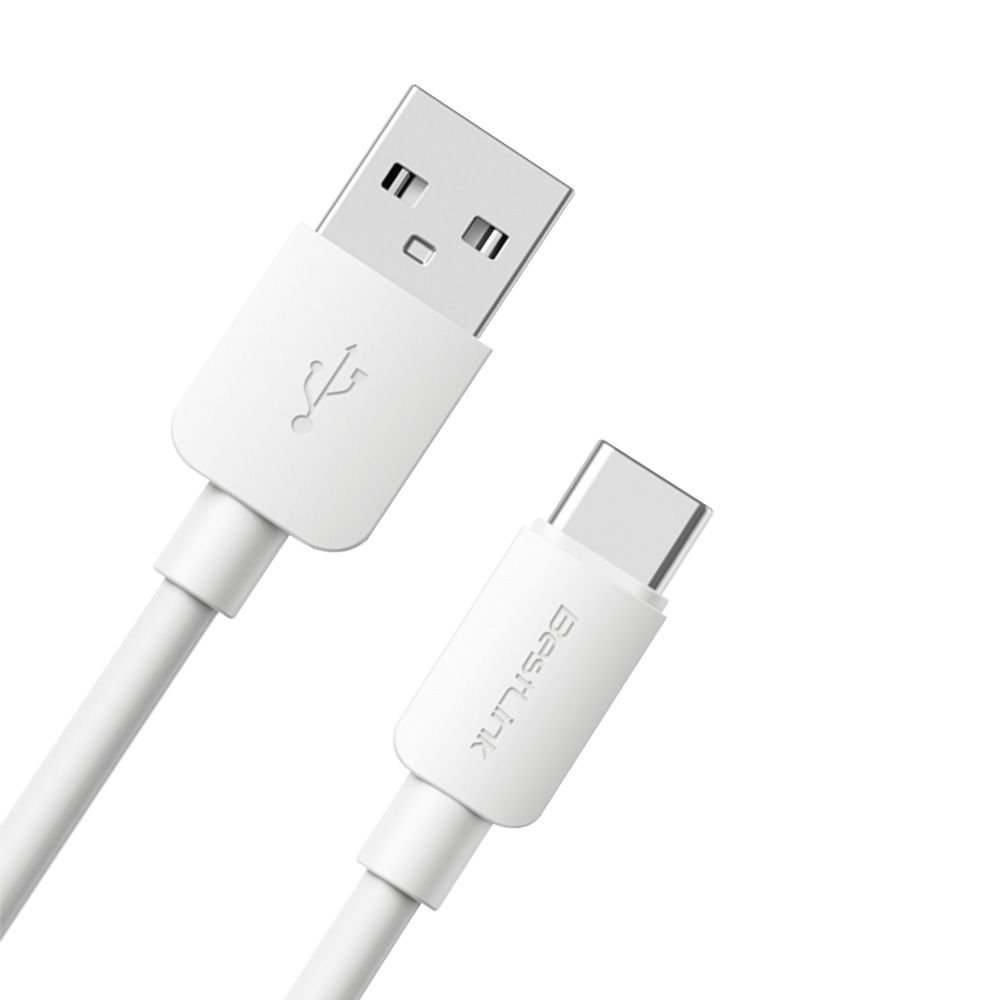 CABLE CARGA/DATOS USB-A/USB-C 3.0A 27W 1MT BL-CHCBC800 BLANCO BESTLINK