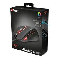 MOUSE GAMER USB OPTICO GXT-164 SIKANDA MMO 12 BOTONES/5000DPI TRUST