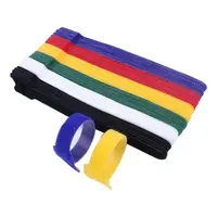 AMARRA CABLES VELCRO 11x150 mm  5 COLORES. PACK 120 UN BWAT40541