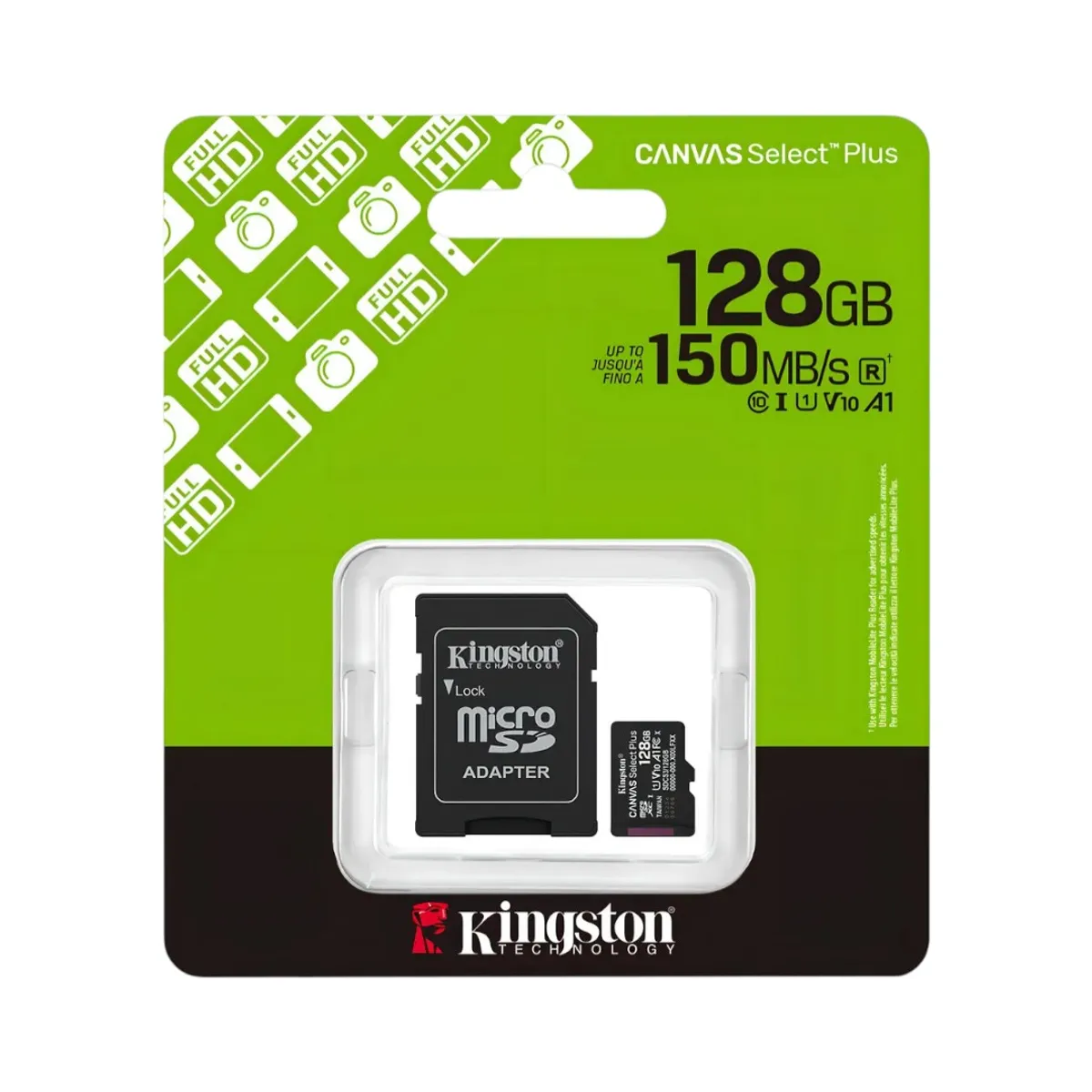 MEMORIA FLASH MICRO SD C/ADAPT. SDCS3/128GB 150MBPS