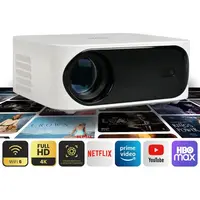 PROYECTOR 1200 LÚMENES LED WIFI 5G 1080P PARLANTE ORION  LEVO