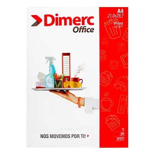 PAPEL FOTOCOPIA OFICIO RESMA 500 HOJAS DIMERC