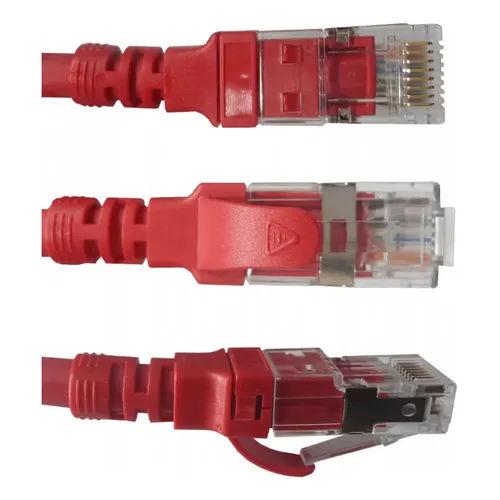Cable Patch Cord 3mt Cat.6 U/UTP Rojo LSZH Inyectado Multifilar