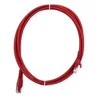 Cable Patch Cord 3mt Cat.6 U/UTP Rojo LSZH Inyectado Multifilar