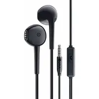 AUDIFONO ALAMBRICO IN-EAR C/MIC PLUG3.5MM AUT117N NEGRO 1HORA