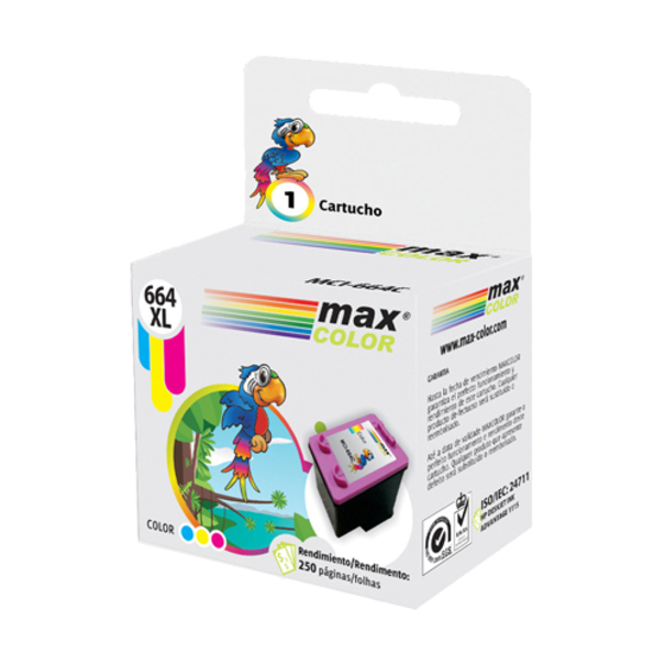 CARTRIDGE (A) 664XXL 18 ml NEGRO (HP)